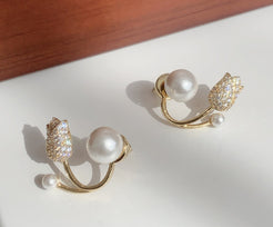 Sparkle Rosebud - Earring